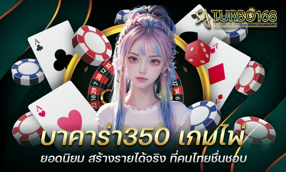 บาคาร่า350 เกมไพ่ยอดนิยม สร้างรายได้จริง ที่คนไทยชื่นชอบ